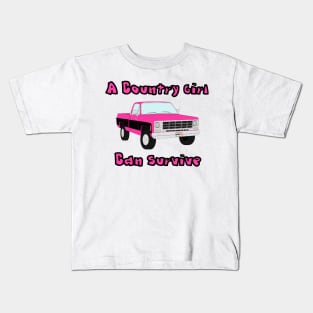 Country Girl Can Survive Kids T-Shirt